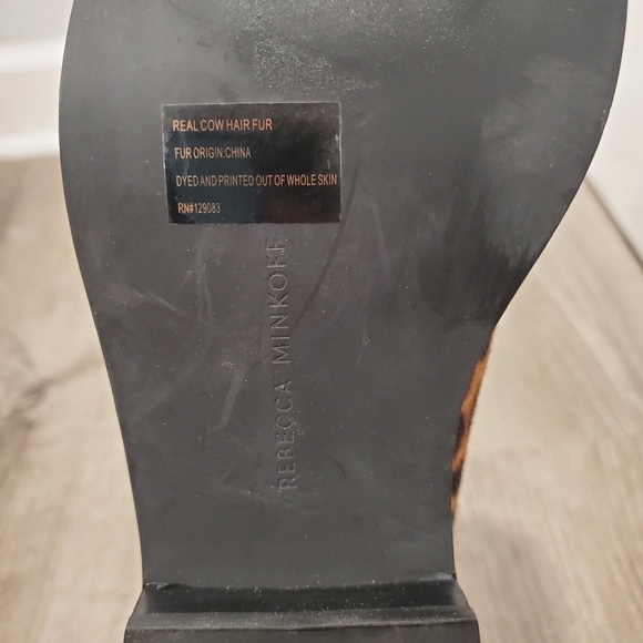 NEW Rebecca Minkoff Sabeen Too Leopard Print Boot - Picture 6 of 7